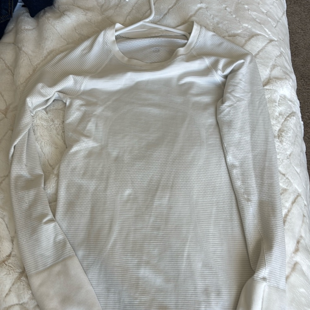lululemon swiftly tech long sleeve 2.0 length size 2